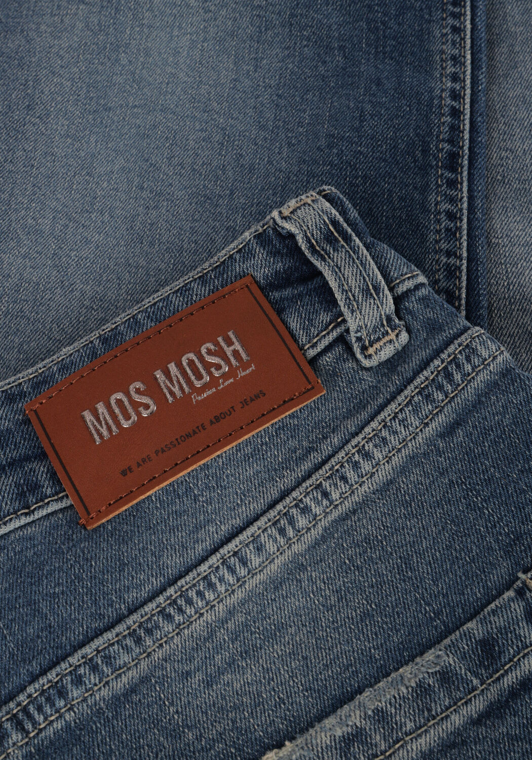Blauwe MOS MOSH Wide jeans RELEE KESSEL JEANS - large
