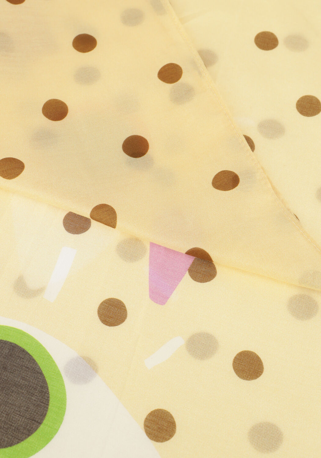 Creme BONNIE STUDIOS Sjaal POLKA DOT SCARF - large