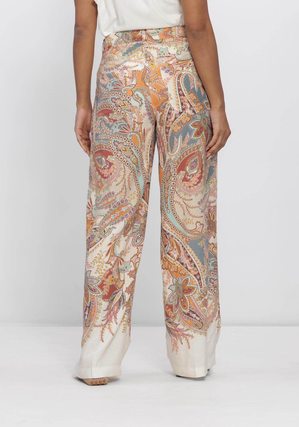 Multi CAMBIO Wijde broek ADRIENNE - large