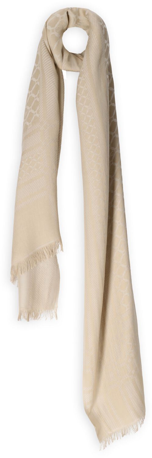 Marc Cain Collection Marc Cain Collection Sjaal Dames Sjaal, Materiaal: Zijde, Kleur: Creme