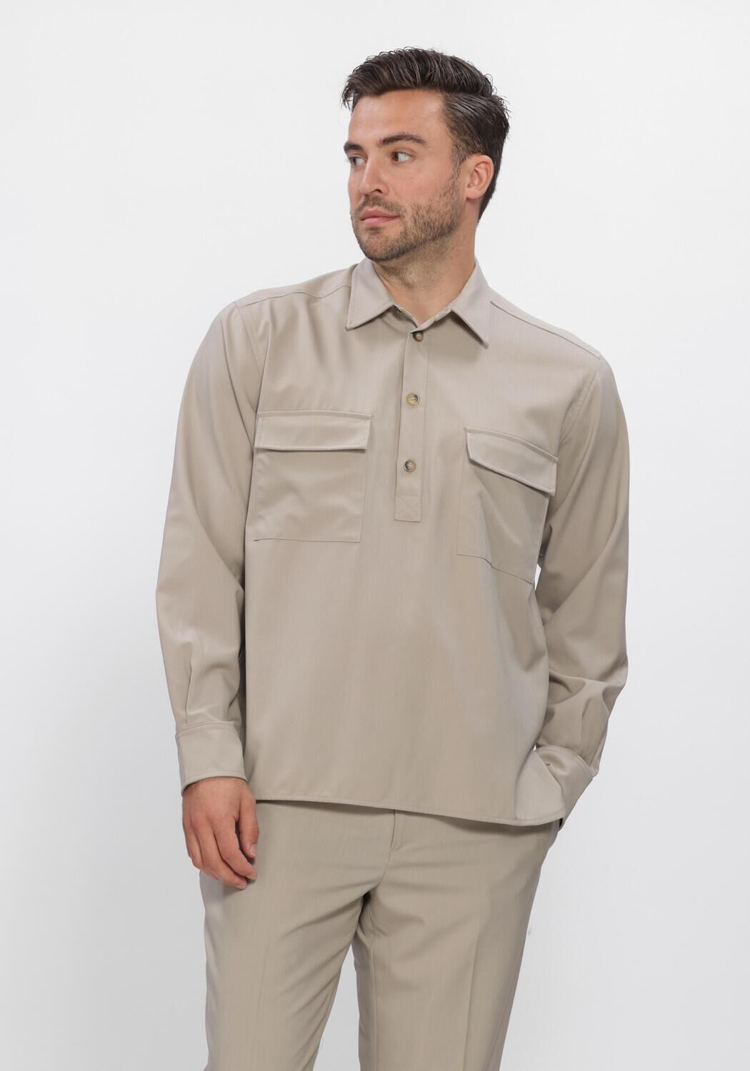 Beige FERILLI Overshirts PARADISE POPOVER - large