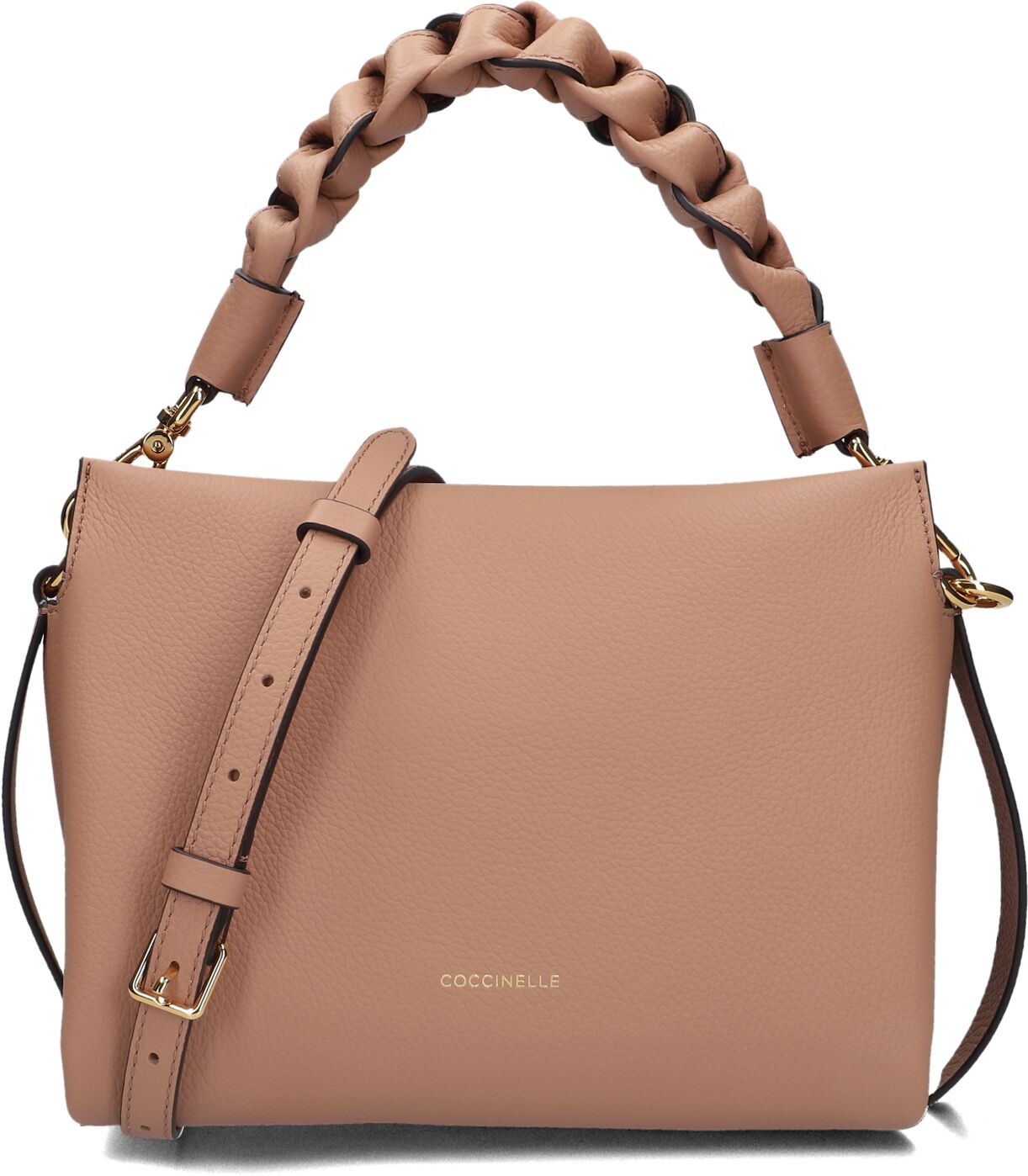 Coccinelle Schoudertas
Dames Boheme Grana Double, Materiaal: Leer, Kleur: Bruin