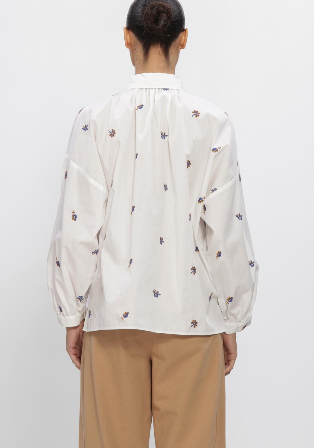 Witte MAX MARA Blouses EMBRODIARY BLOUSE - large