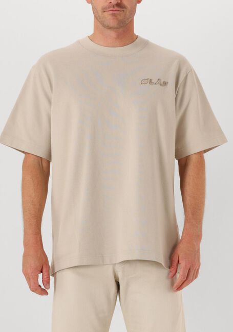 Grijze OLAF HUSSEIN T-shirt STUDIO TEE - large