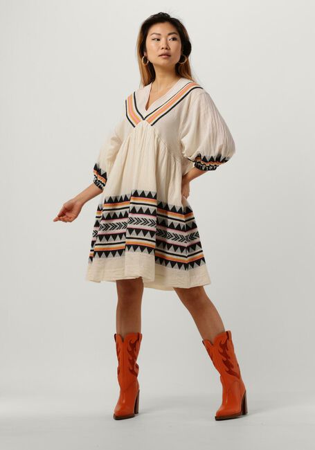 Gebroken wit DEVOTION Mini jurk LINDOS - large