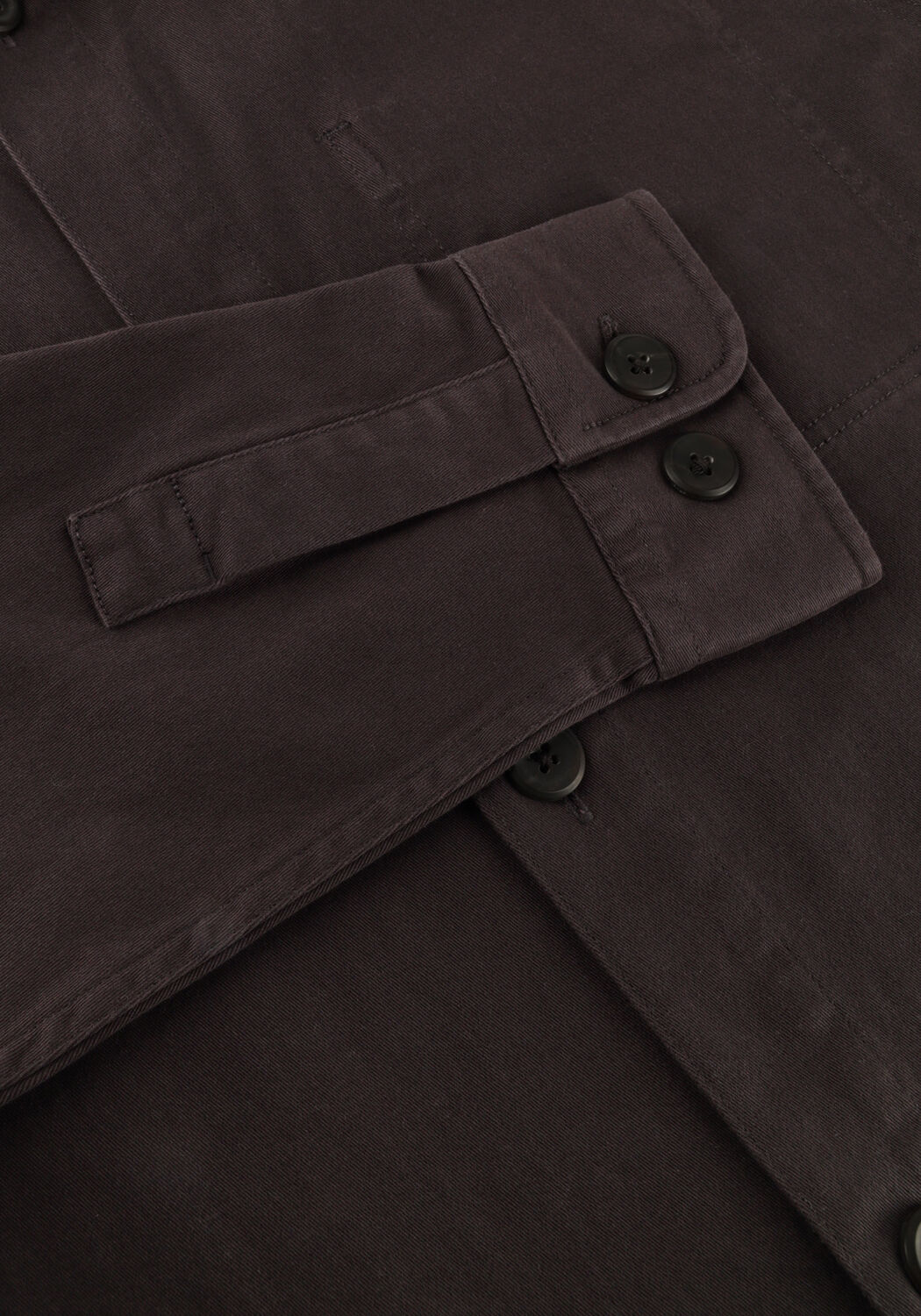 Bruine LES DEUX Overshirt LAYTON COTTON OVERSHIRT - large