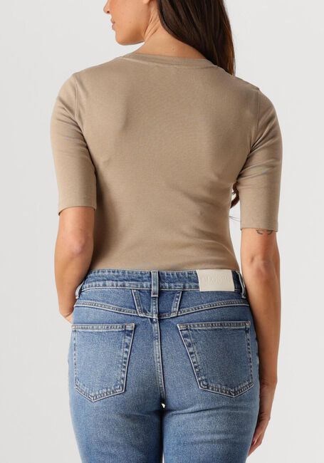 Bruine CLOSED T-shirt CREWNECK SHORTSLEEVE - large