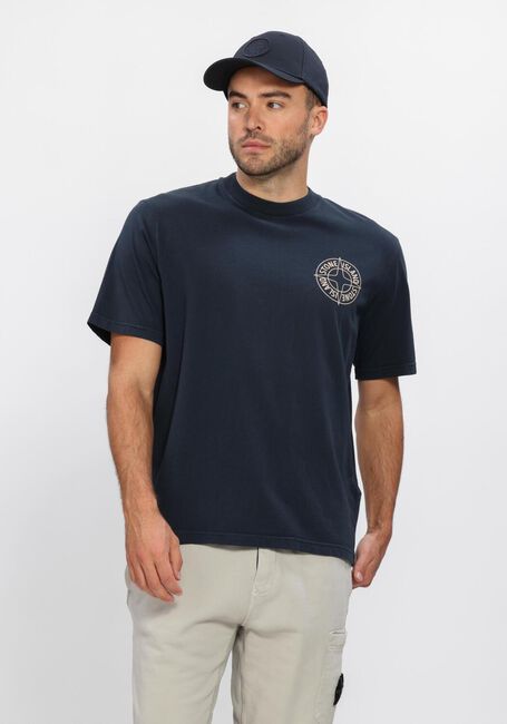 Donkerblauwe STONE ISLAND T-shirt SS T-SHIRT S0284 - large
