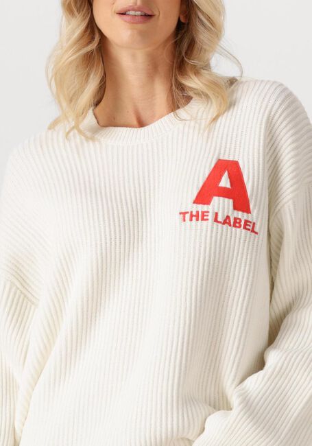 Ecru ALIX THE LABEL Trui LADIES KNITTED BASIC JUMPER - large
