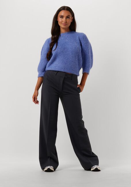 Blauwe CO'COUTURE Trui CORALIE BOW RIB KNIT - large