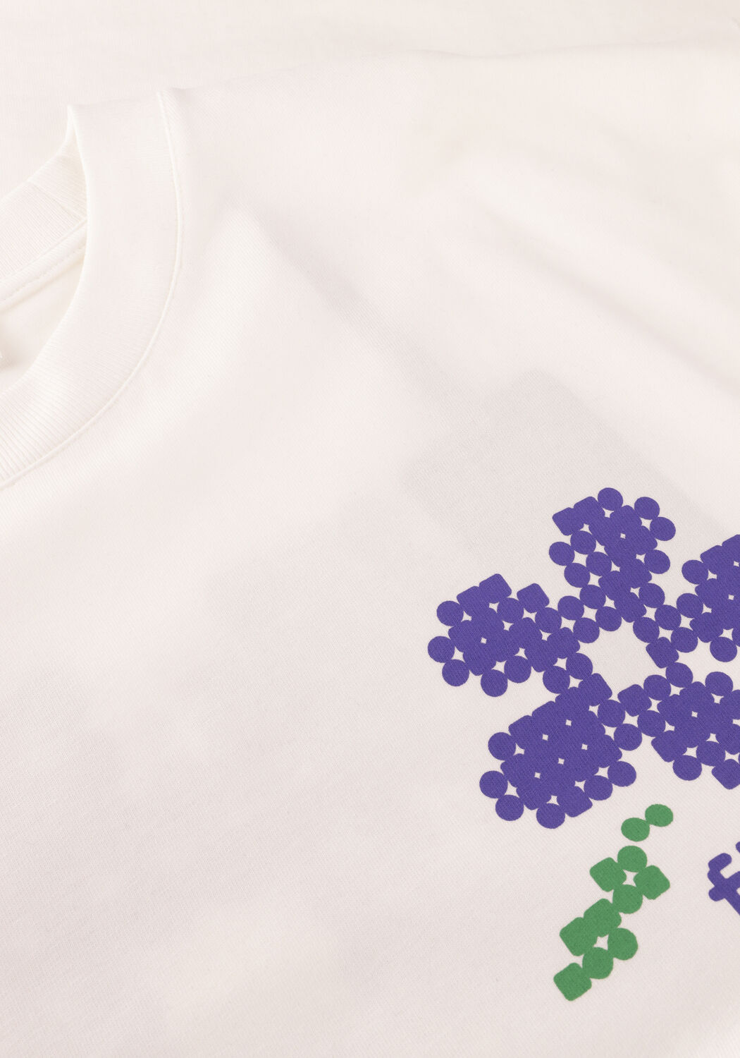 Witte FLANEUR Polo / T-shirt PIXEL FLOWER T SHIRT - large