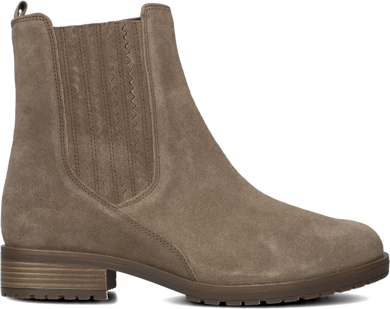 Gabor Enkellaarsjes
Dames 022, Maat: 36, Materiaal: Suède, Kleur: Beige