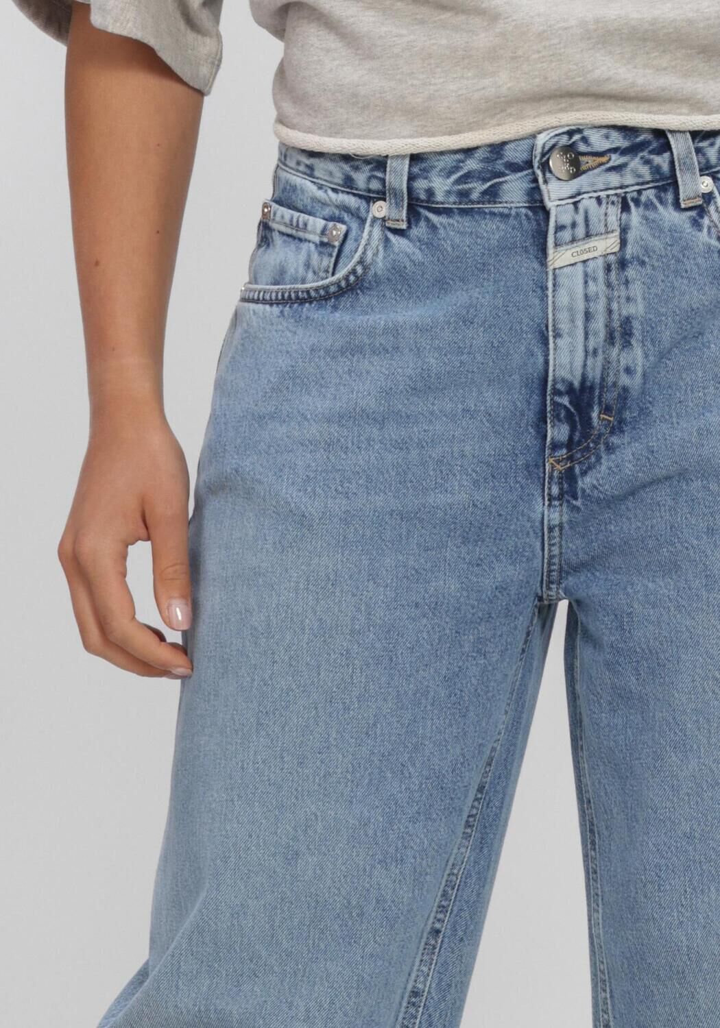 Blauwe CLOSED Wide jeans JAZZIE - large