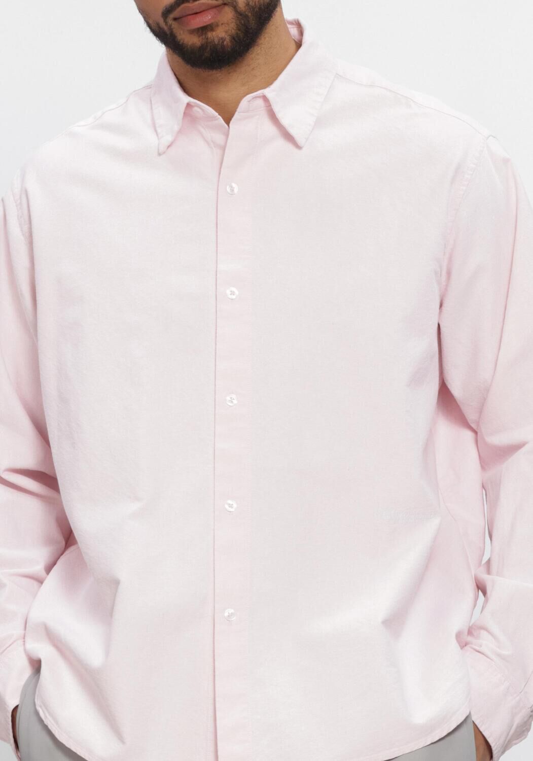 Roze NEW AMSTERDAM SURF ASSOCIATION Casual overhemd BEACH SHIRT OXFORD - large