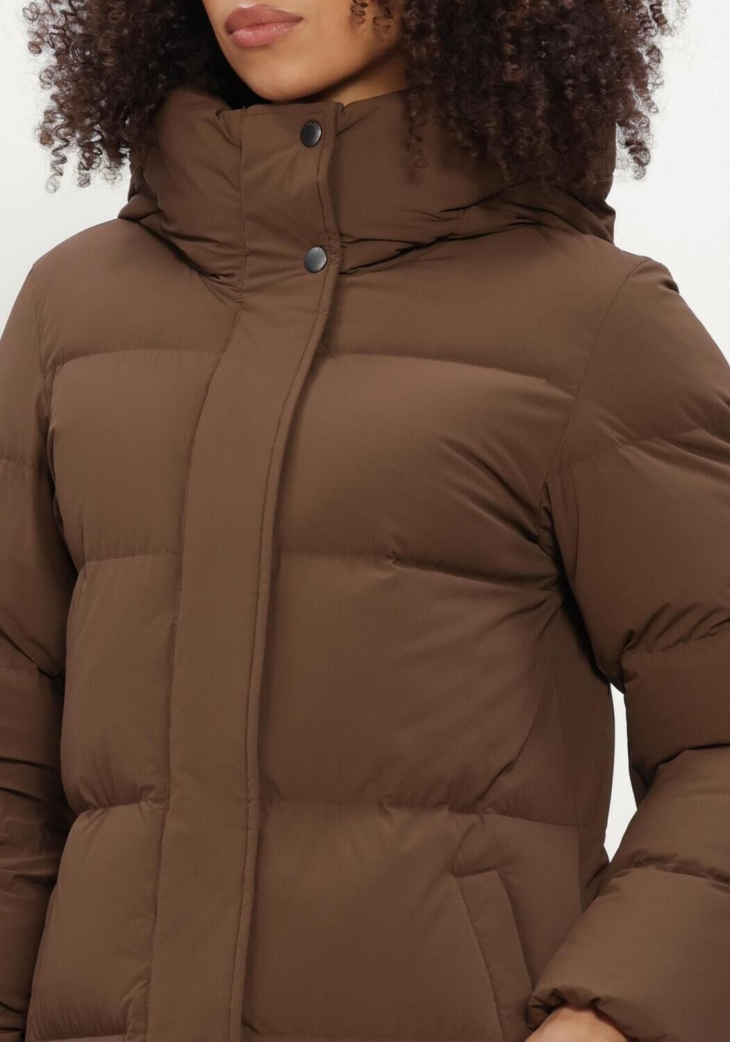 Bruine WOOLRICH Gewatteerde jas MADISON LONG COAT - large