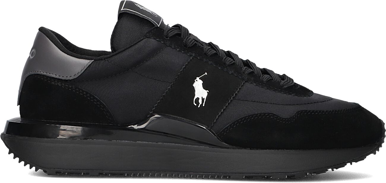 Ralph Lauren Lage Sneakers Heren Train 89, Maat: 41, Materiaal: Textiel, Kleur: Zwart