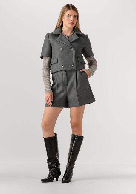 Grijze HERSKIND Korte broek REGGY MIDT WAIST SHORT - large