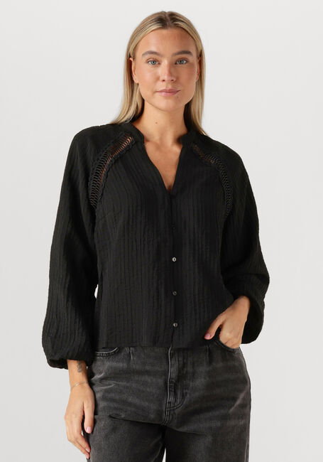 Zwarte CO'COUTURE Blouses SHINA LACE V-SHIRT - large