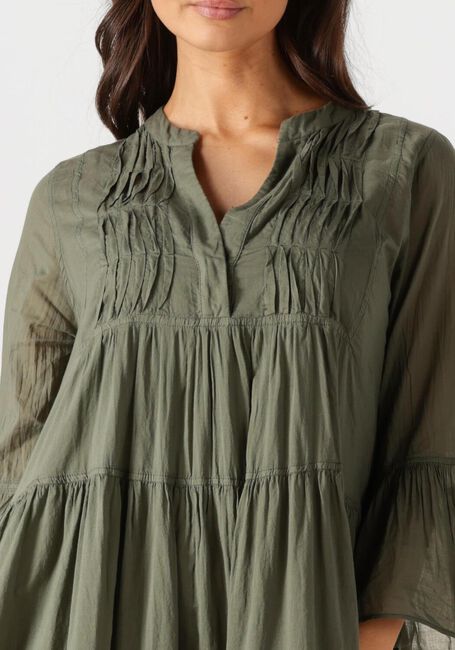 Olijf DEVOTION Maxi jurk OCEAN - large