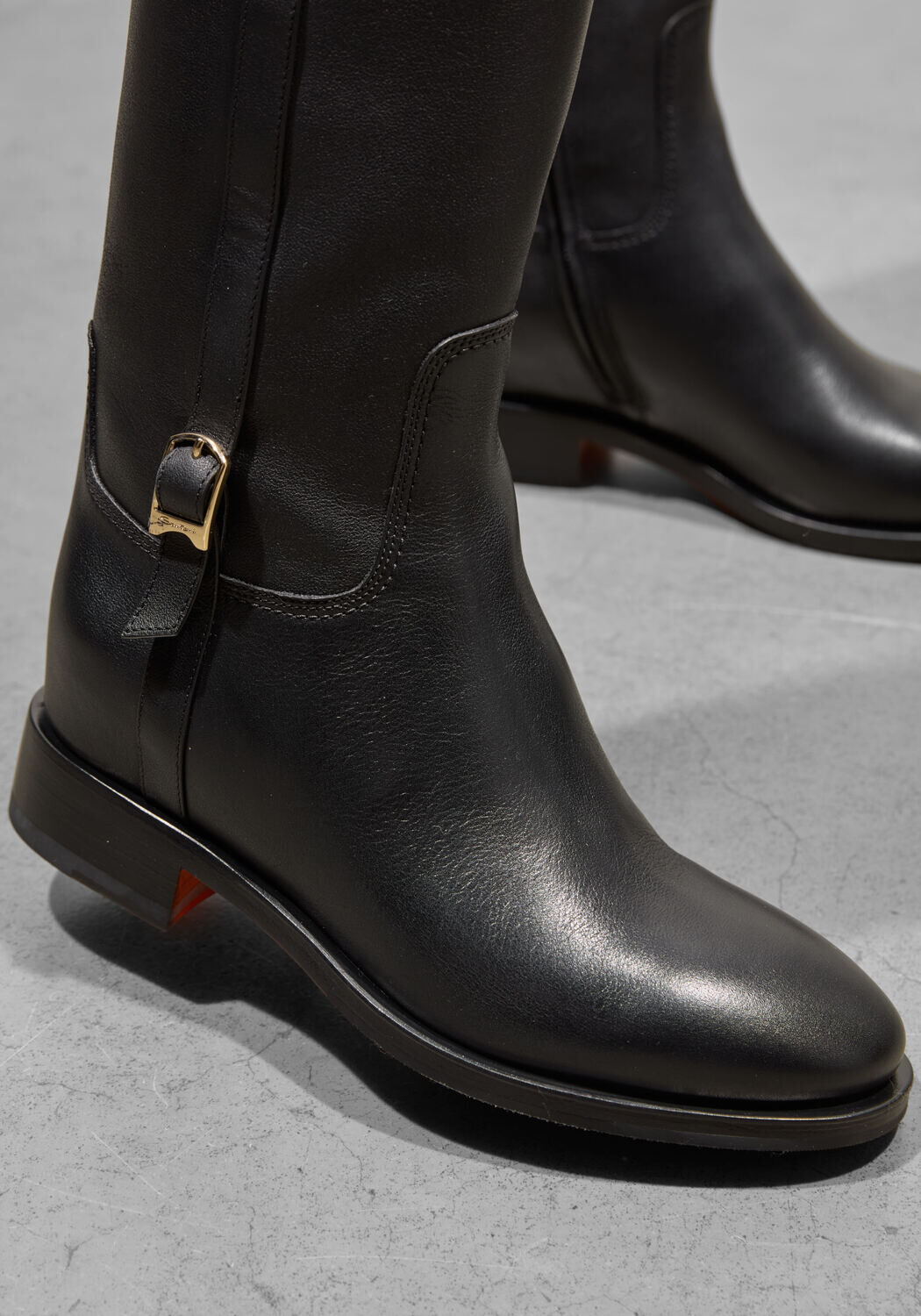 Zwarte SANTONI Hoge laarzen LED GESP LAARS - large