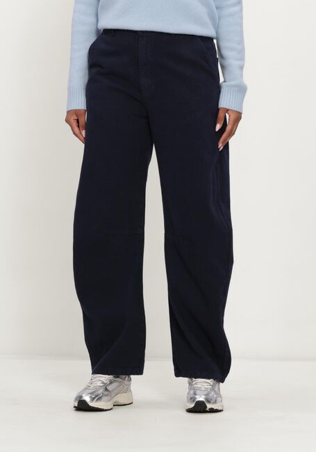 Donkerblauwe LOIS JEANS Wijde broek DALI CHINO - large