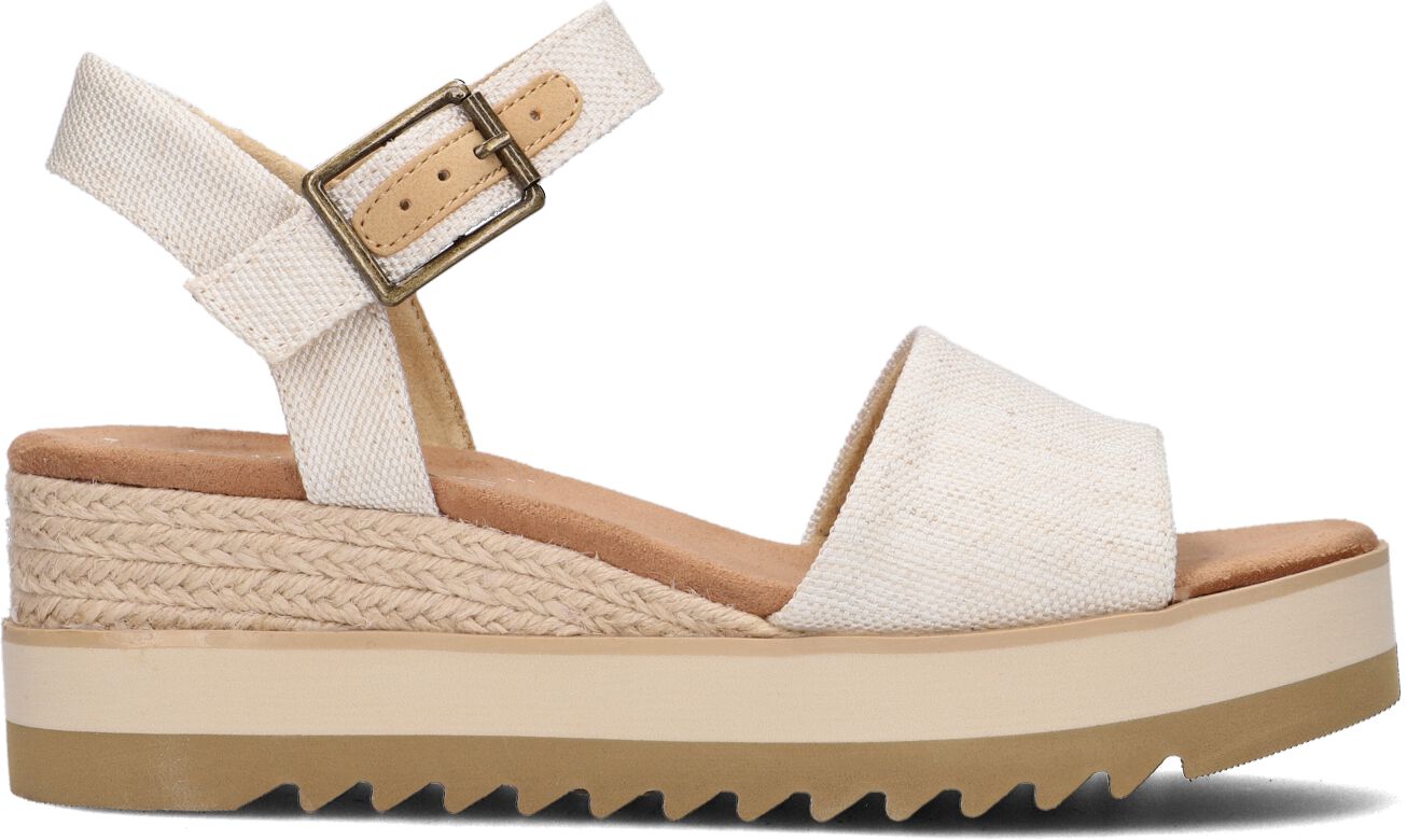 Toms Sandalen
Dames Diana, Maat: 38, Materiaal: Canvas, Kleur: Beige