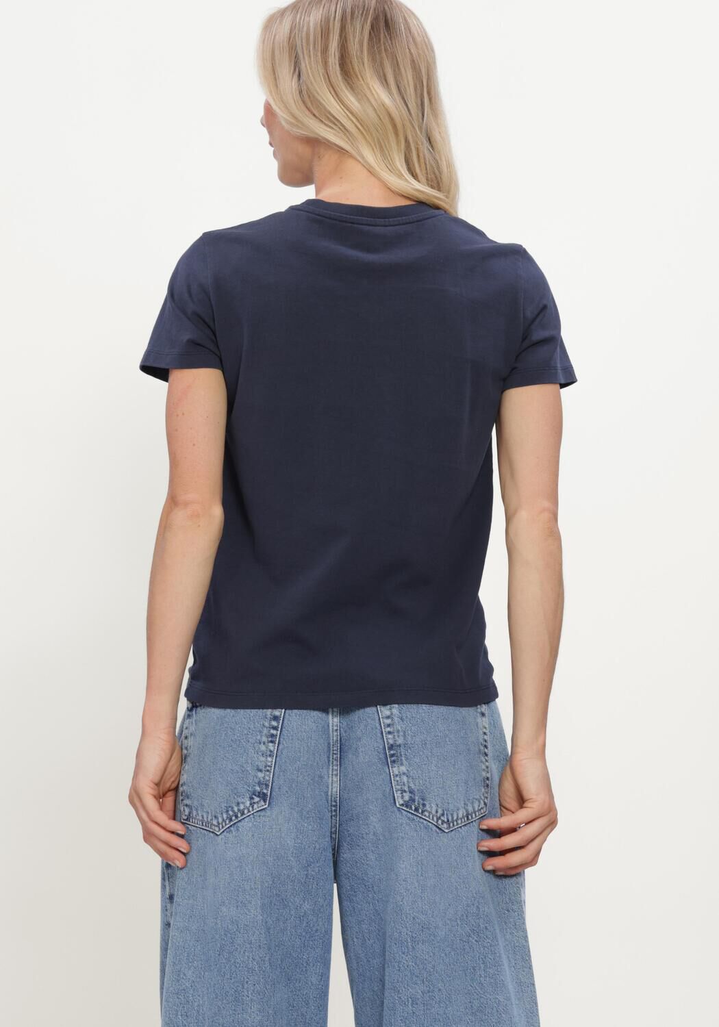 Blauwe APC T-shirt T-SHIRT APC VINTAGE - large