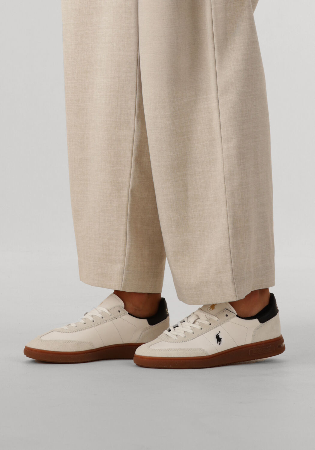 Witte POLO RALPH LAUREN Lage sneakers BEDFORD PP SNEAKERS LOW TOP LACE D - large