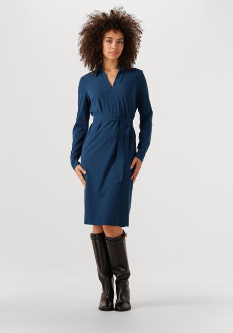 Donkerblauwe JAPAN TKY Midi jurk NENEMA - large