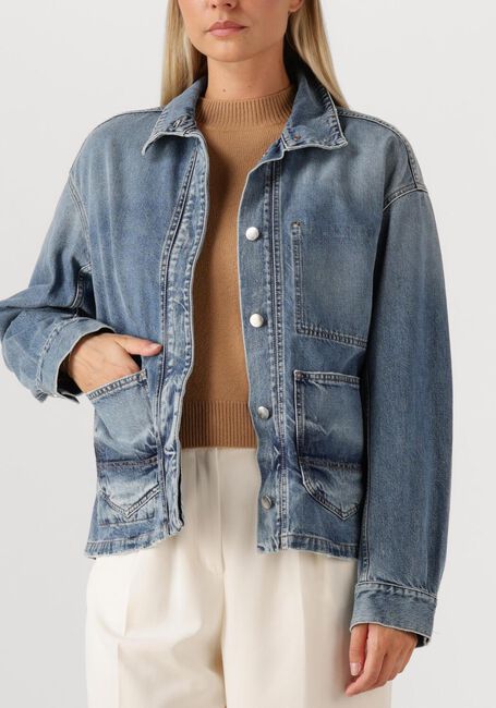 Blauwe CLOSED Blazer SHACKET - large