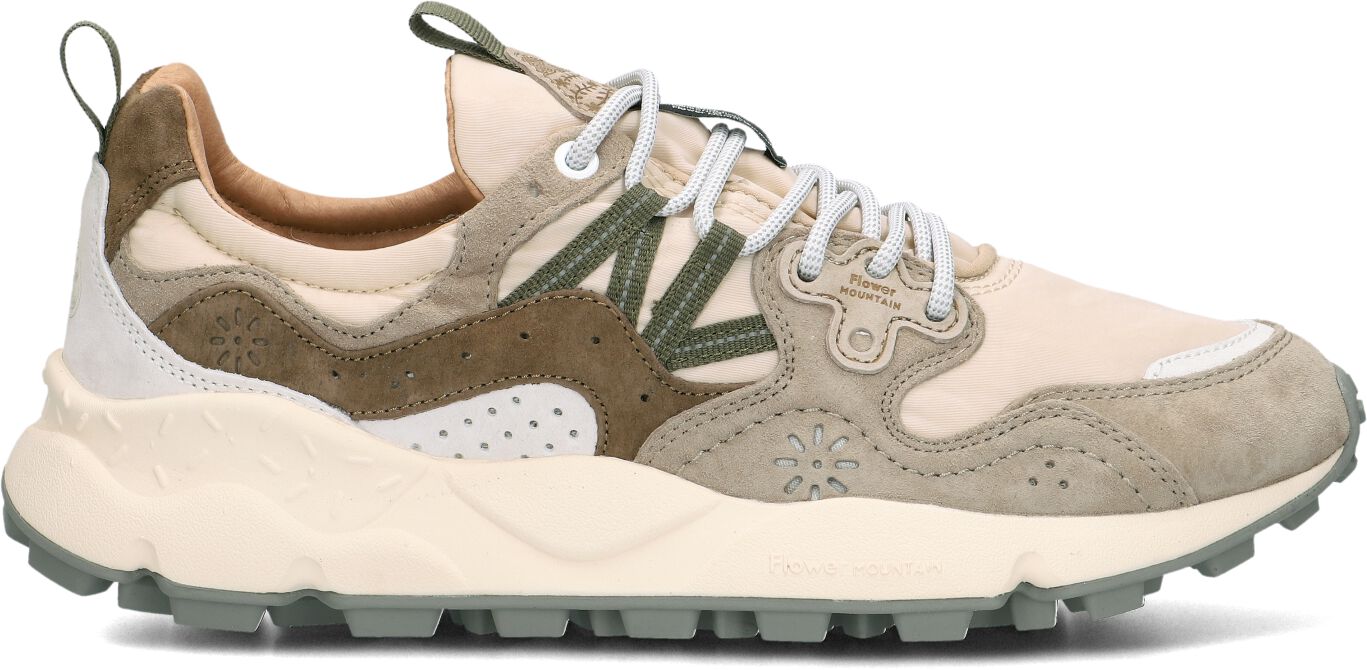 Flower Mountain Lage Sneakers Heren Yamano 3 Man, Maat: 41, Materiaal: Suède, Kleur: Wit