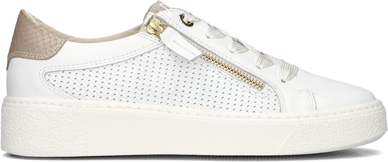 DL Sport Lage Sneakers Dames 6207, Maat: 36, Materiaal: Leer, Kleur: Wit