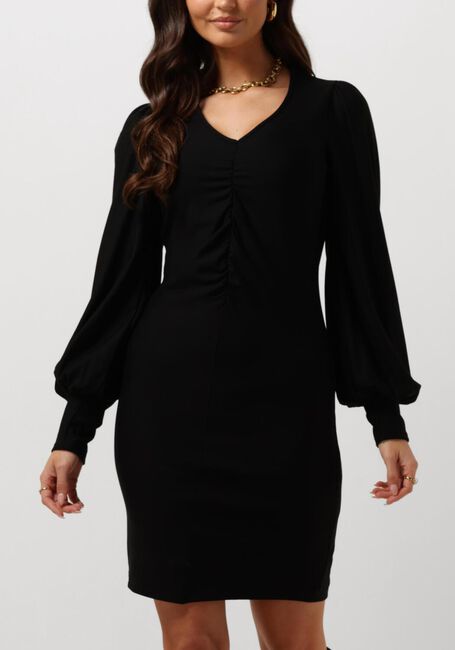 Zwarte GESTUZ Mini jurk RIFAGZ V-NECK SHORT DRESS - large