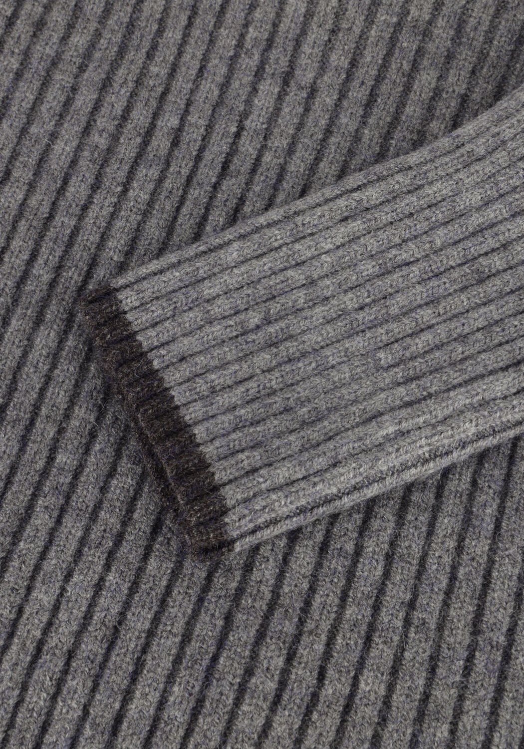 Grijze CO'COUTURE Trui ROW PUFF KNIT - large