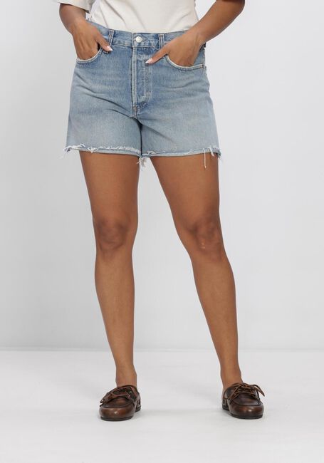 Lichtblauwe AGOLDE Korte broek NYE SHORT - large