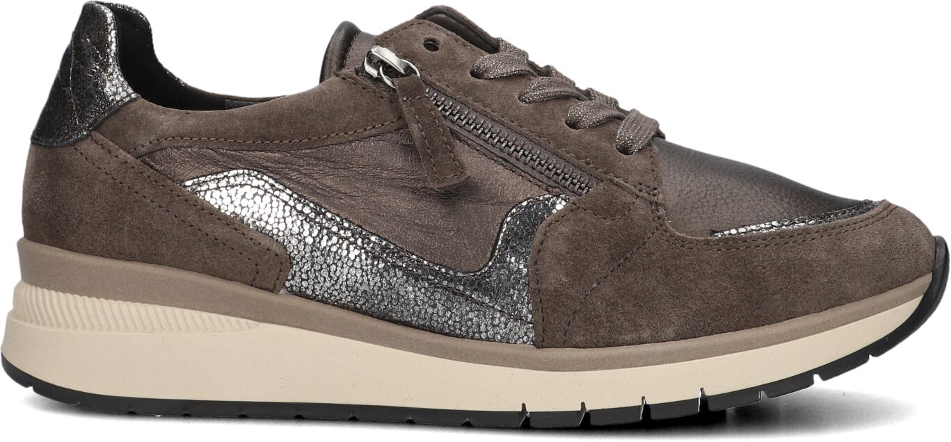 Gabor Lage Sneakers Dames 307, Maat: 42, Materiaal: Leer, Kleur: Bruin