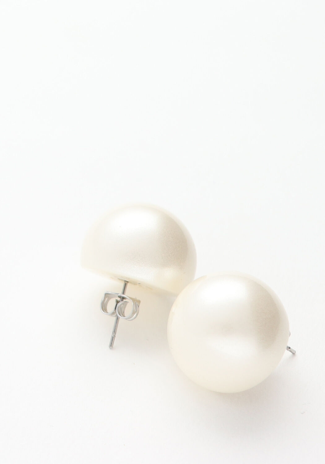 Creme LOTT. GIOIELLI Oorbellen RE ROUND EARPIN - large