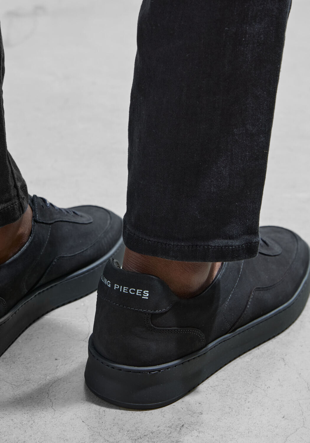 Zwarte FILLING PIECES Lage sneakers MONDO RIP TONAL - large