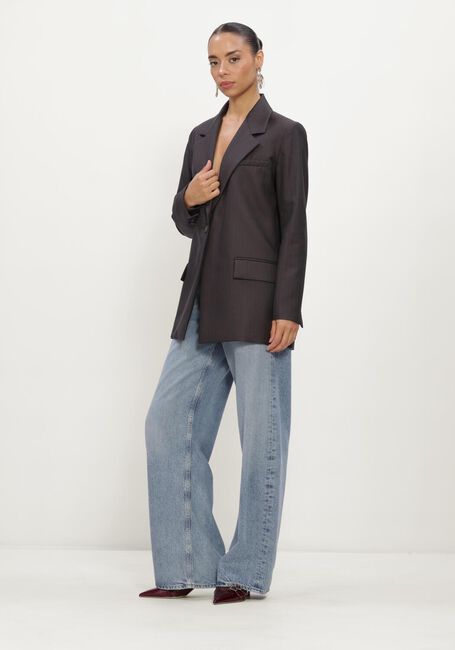 Blauwe AGOLDE Wide jeans LOW CURVE JEAN IN RESE - large