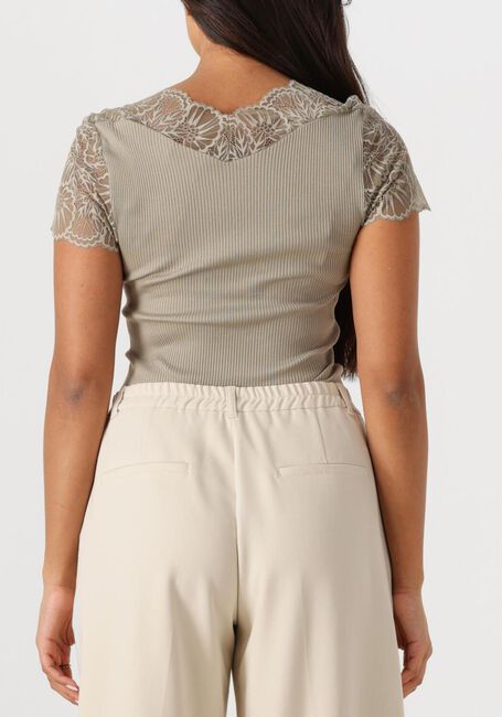 Groene ROSEMUNDE Top BEATHA CAPSLEEVE - large