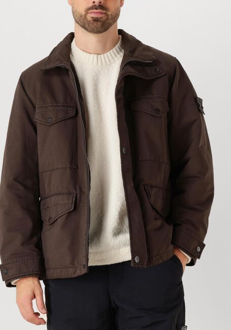 Bruine STONE ISLAND Jack FIELD JACKET - large
