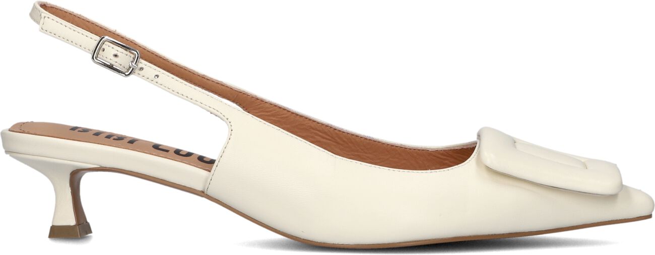 Bibi Lou Slingbacks Dames 641z10vk, Maat: 35, Materiaal: Leer, Kleur: Wit