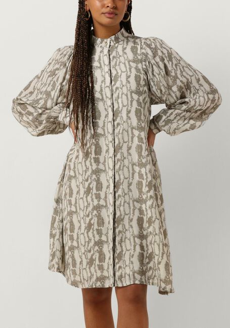 Khaki BRUUNS BAZAAR Mini jurk BARBAREA PHILINA DRESS - large