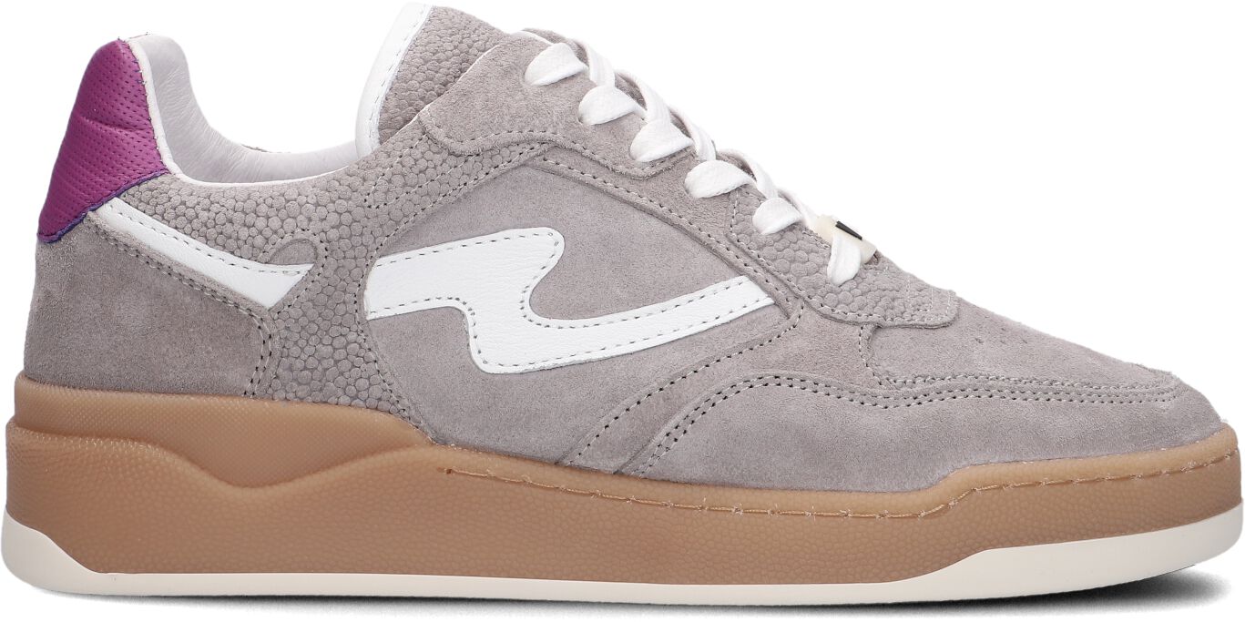 VIA VAI Lage Sneakers Dames Sam Levi, Maat: 41, Materiaal: Leer, Kleur: Grijs