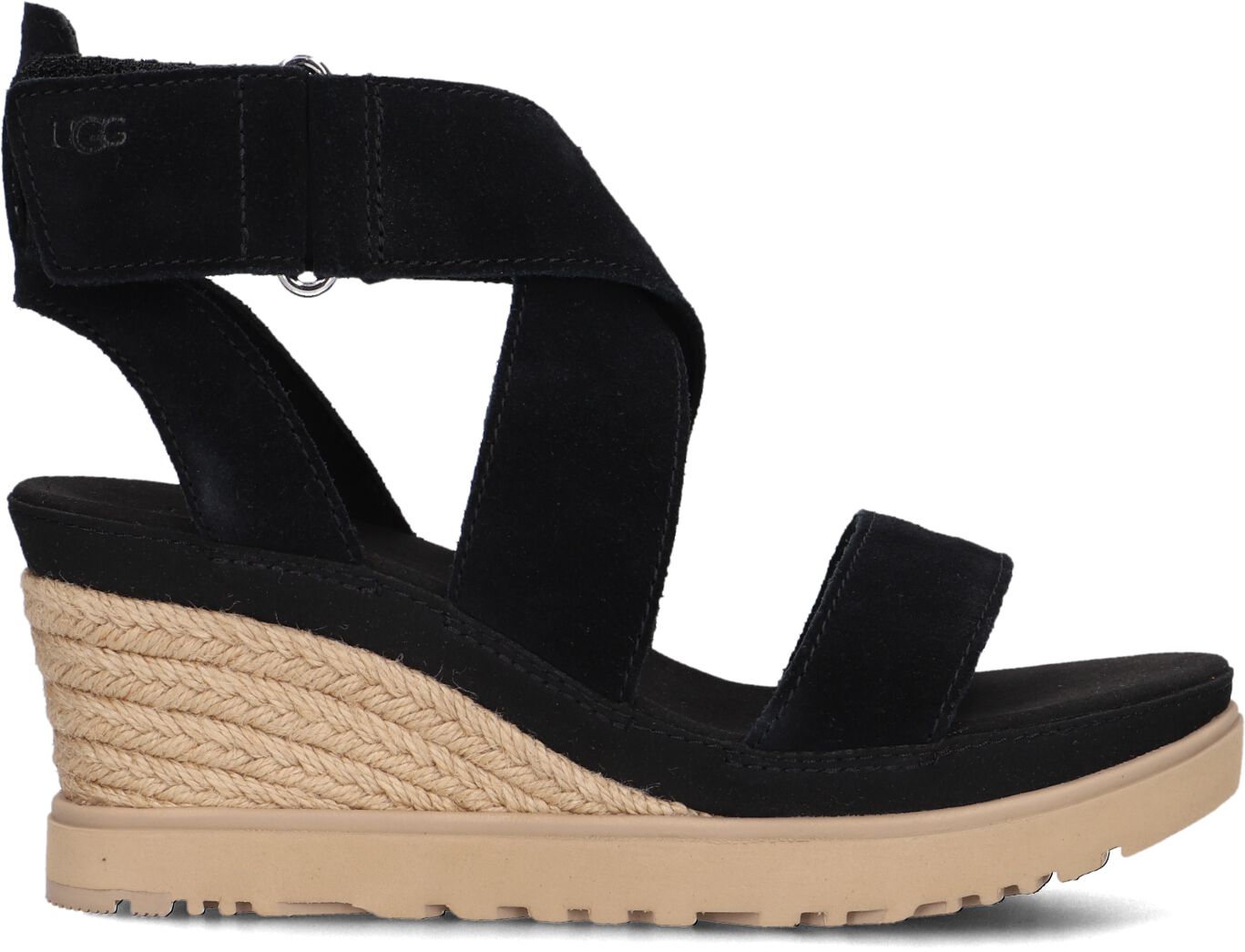 UGG Sandalen
Dames W Ilena Ankle, Maat: 42, Materiaal: Suède, Kleur: Zwart