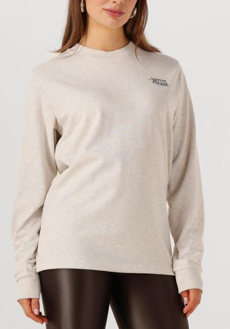 Ecru MERCER AMSTERDAM Trui THE MERCER LONG-SLEEVE - large