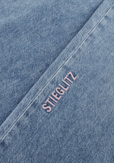 Lichtblauwe STIEGLITZ Wijde broek YURI JEANS - large
