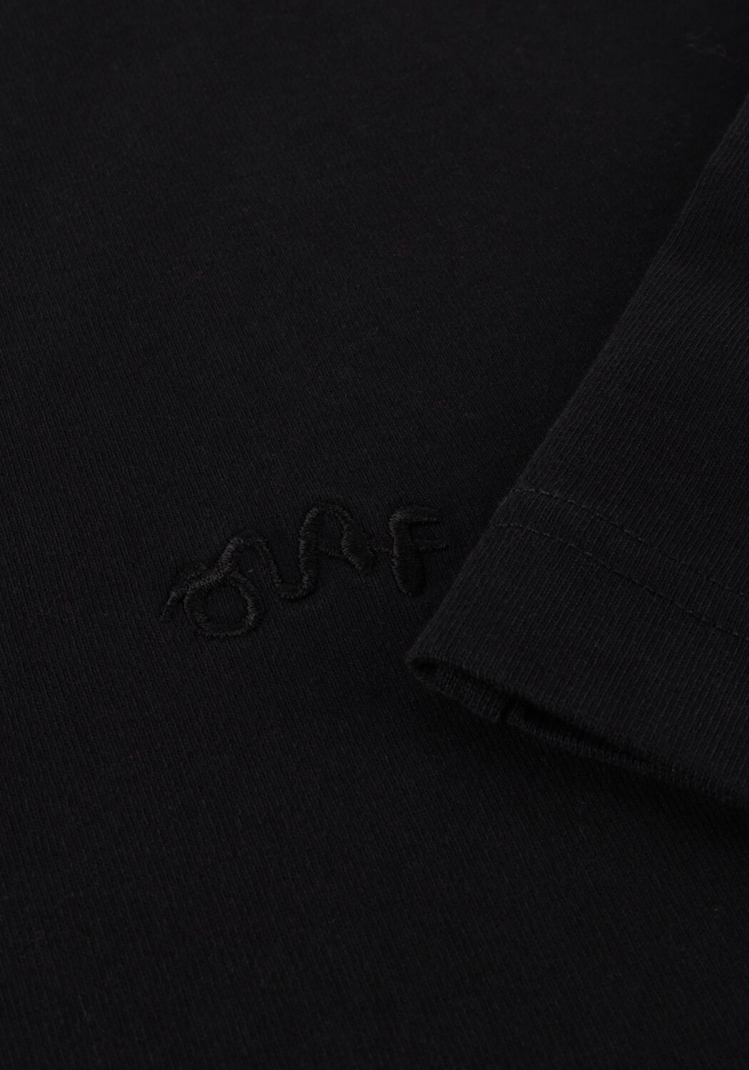 Zwarte OLAF HUSSEIN T-shirt SIGNATURE TEE - large