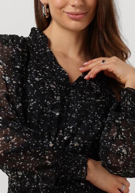 Zwarte CO'COUTURE Mini jurk SNOWDRIFTCC SMOCK CROP DRESS - large