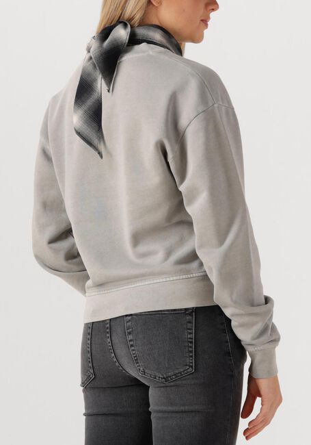 Lichtgrijze CLOSED Sweater PRINTED SWEAT SHIRT - large